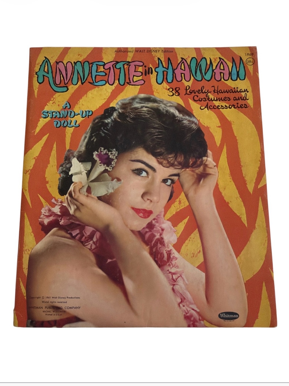 Annette in Hawaii Vintage Stand-Up Doll Booklet 1Doll & 34 costumes/accessories